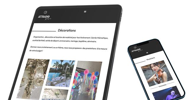 Conception de site Catalogue par Angélica Verguet