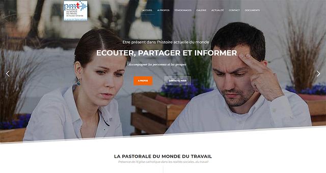 Site internet vitrine eglisetravail.ch par engie_soft