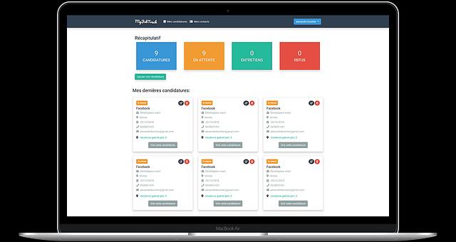 MyJobTrack par Alexandre Bouttier