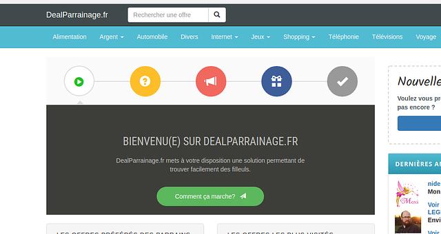Deal parrainage par Webappsolute