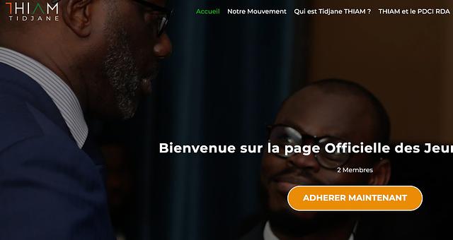 Jeunes Thiamistes par Fidel Katambay