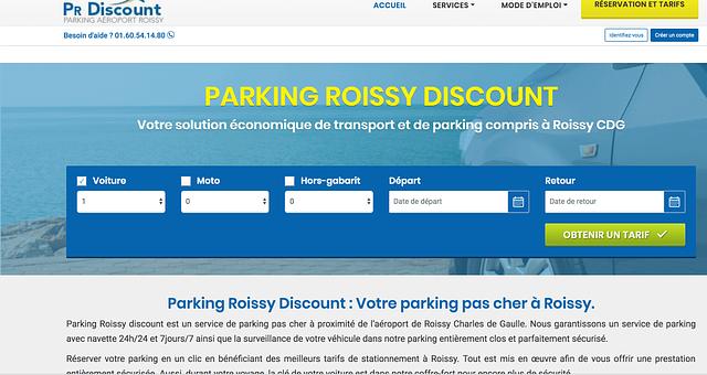 Parking Roissy Discount par Agence Focus Interactive Paris