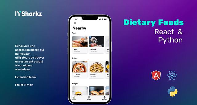Localisation restaurant / régime diététique par Victor Carraz