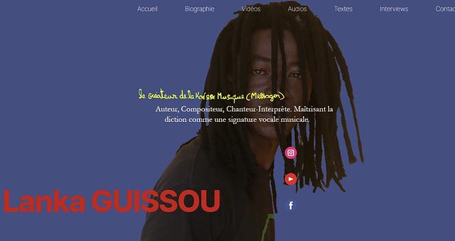 Site vitrine par Manu Siméon Biza