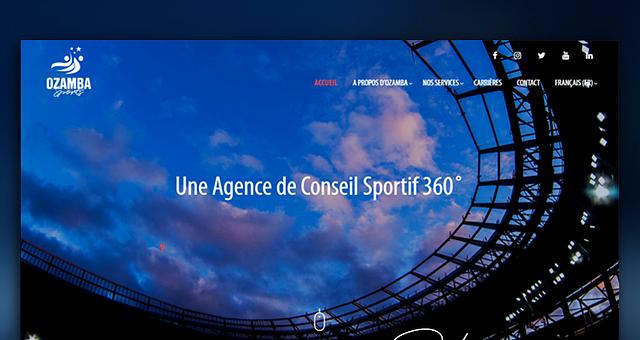 OZAMBA - Site web Dynamique avec WordPres par Oneteam  Agence Web
