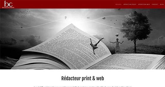 Création d'un site vitrine par Catherine Bourdin