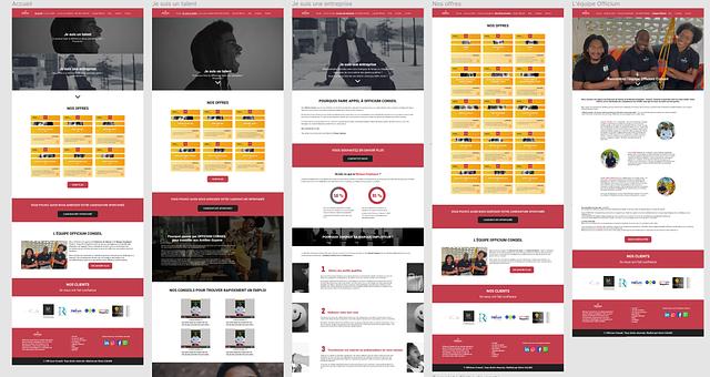 Maquette Site Web - Figma par Kévin Calmo