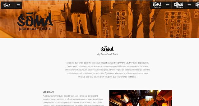 Restaurants Soma Paris par Antoine Legros