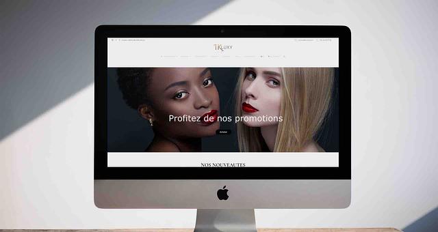 Site e-commerce : IK LUXY par Pauline Cheyrouze