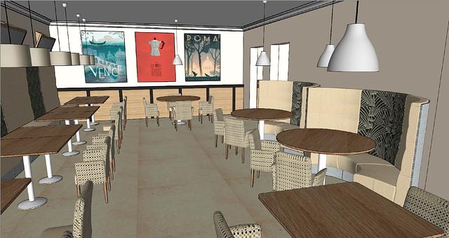 Salle de restaurant par Jonnathane Jenaste