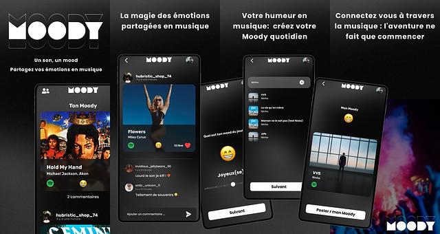 Moody - Share Your Daily Vibe par Oazi