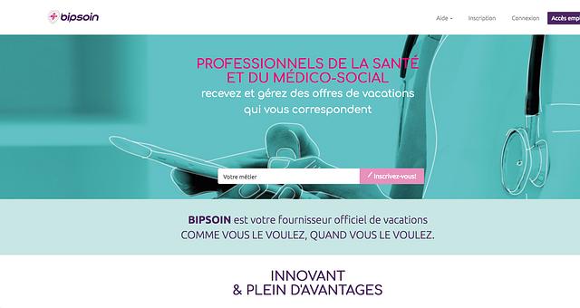 Bipsoin - plateforme de mise en relation par La-galerie-du-web