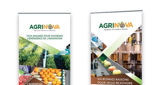 Roll-up 200x85 cm - AGRINOVA  par Laila Triki