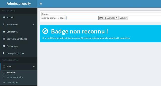 Gestion evenementielle par Fabien Pere